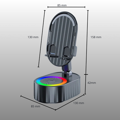 スマホ・タブレット用 磁気誘導スピーカースタンド