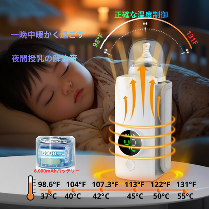 革命！🚀 ストレスの多い夜中😵‍💫から、安心の旅🚗へ。必須のウォーマー。✨