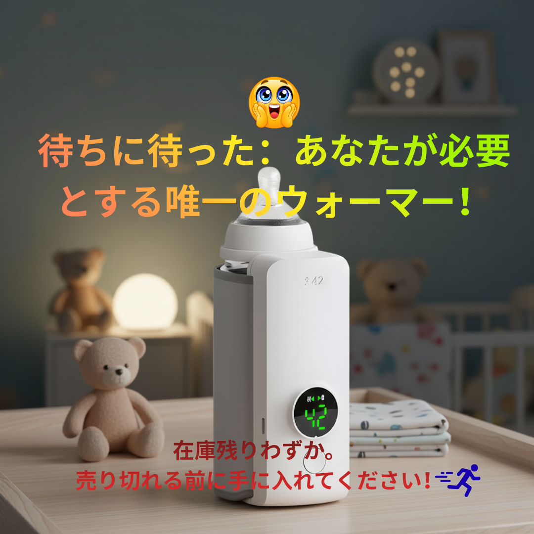 革命！🚀 ストレスの多い夜中😵‍💫から、安心の旅🚗へ。必須のウォーマー。✨