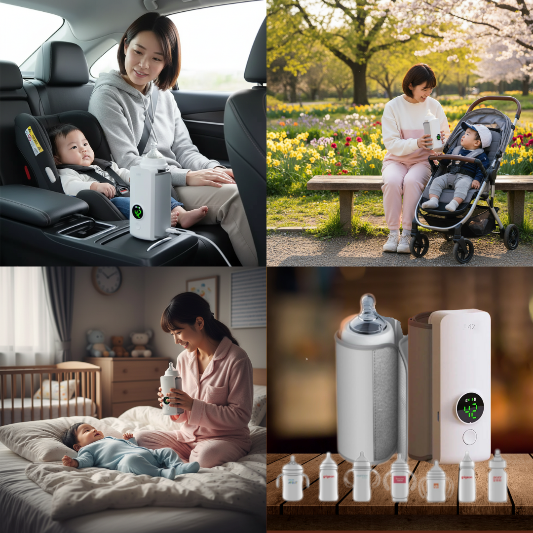 革命！🚀 ストレスの多い夜中😵‍💫から、安心の旅🚗へ。必須のウォーマー。✨